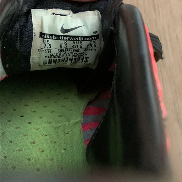 Nike Hypervenom Phantom 1 World Cup Hyper Punch Crimson Volt FG Size 7.5 - Picture 8 of 8